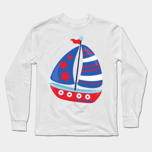 Sailing Boat, Sailor, Sailing, Sails, Ship, Boat Long Sleeve T-Shirt